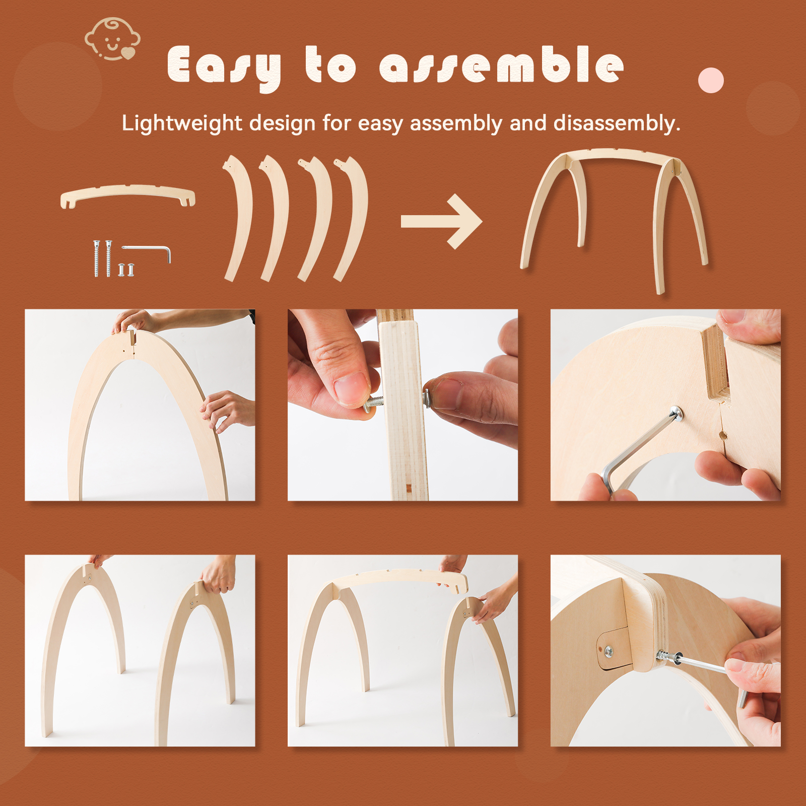 Baby Wooden Toys Play Gym Ordi - Home Gym Decor reseña y precio
