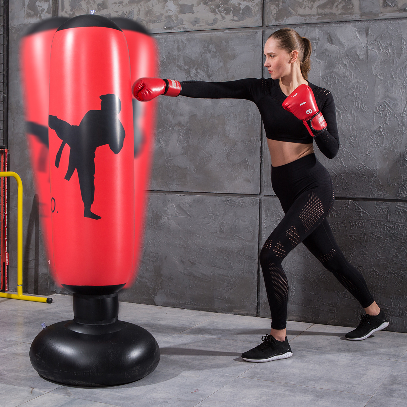 1PC Inflatable Freestanding He - Boxing Bag Stand reseña y precio