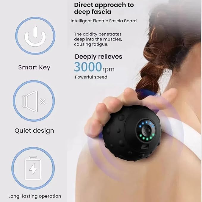 Vibrating Massage Ball Electri - Home Gym Portable reseña y precio